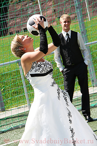 Идеи тематической свадьбы - футбольная свадьба