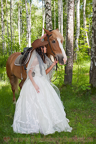 Идеи тематической свадьбы - ковбойская свадьба