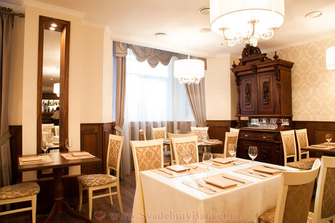 Торжественный зал ресторана Русское Подворье