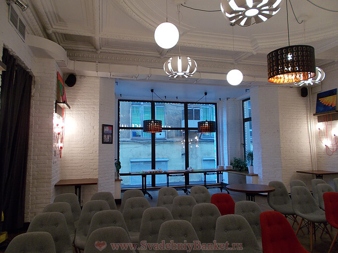 Белый зал кафе Сценарио