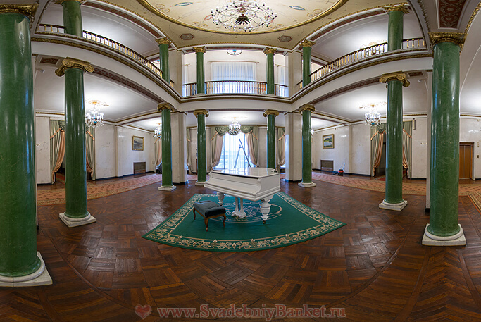 Отель Советский (2 этаж): Малахитовый холл (здесь возможно проведение выездной регистрации брака)